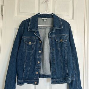 Dressbarn Dark Blue Jean Jacket
